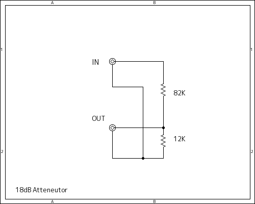 L type Pad 18dB