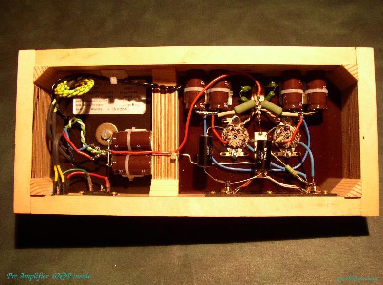 Inside line amplifier 6N3p