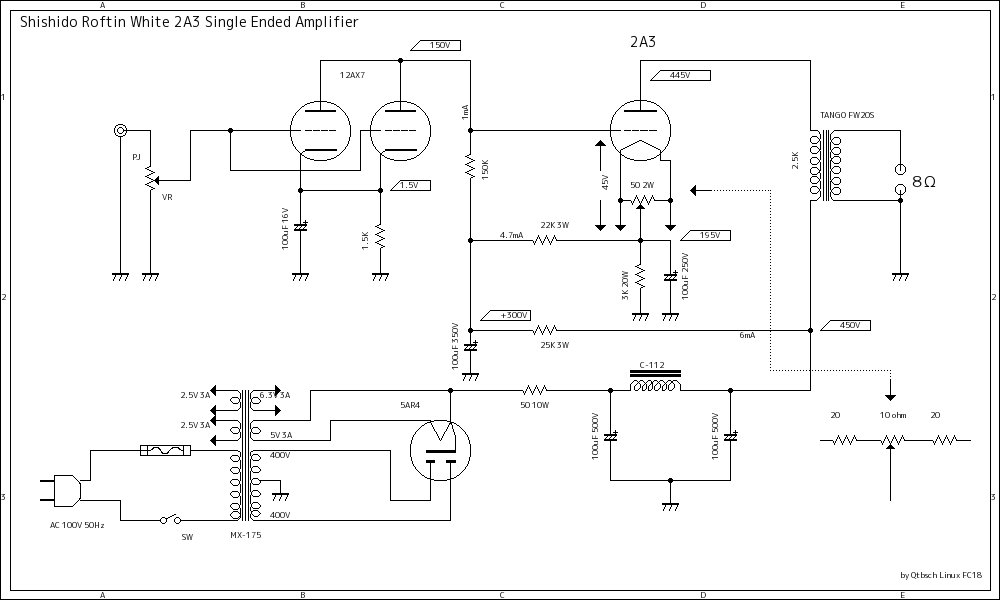 Shishido 2A3 RW Amplifier