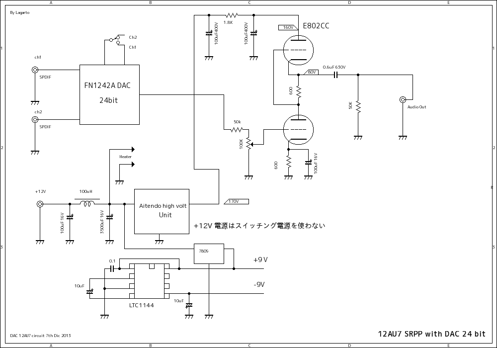 power and pre schematic