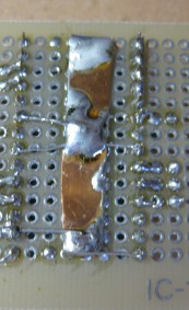 backside of PCB