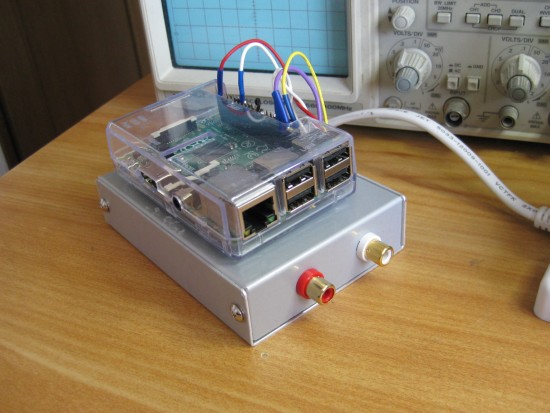 Raspberry Pi B+ とDAC