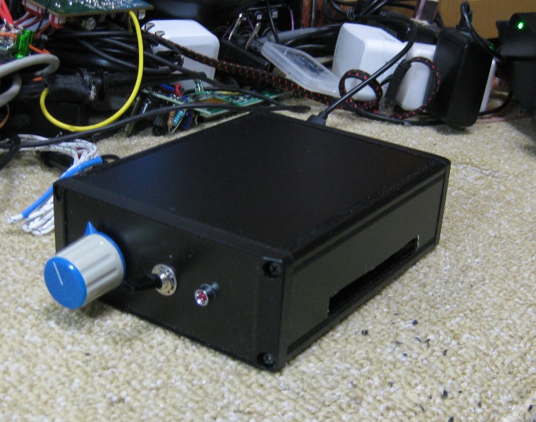 front of amp+Music server